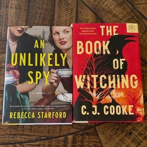 An Unlikely Spy & The Book of Witching Hardcover Book Duo